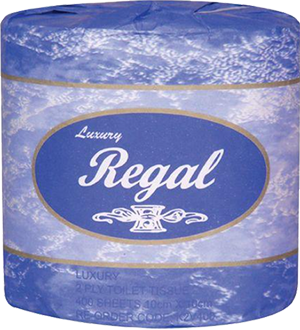 TOILET PAPER 2 PLY 400 SHEET K2V400 REGAL CTN 48  