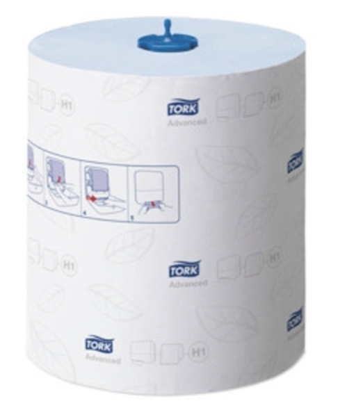 HAND TOWEL ROLL 21cm X 150M 2 PLY ADVANCED H1 290068 BLUE TORK MATIC CTN 6 (SANITARIUM)