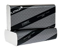 HAND TOWEL INTERLEAVED 24cm X 23cm 2 PLY PLATINUM 2400PL CTN 16